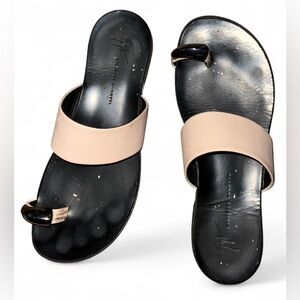Giuseppe Zanotti Norbert leather Toe-Loop Sandals Men’s Size 42